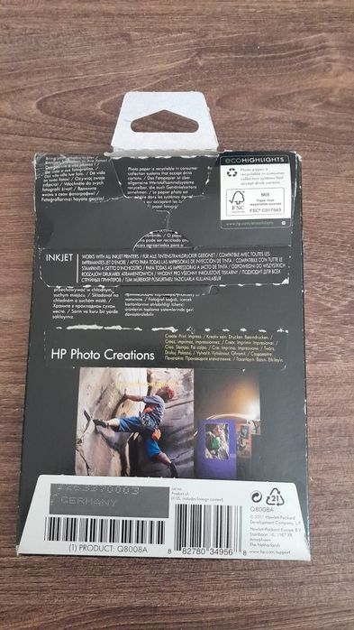 Papel de fotografias (photo paper) hp ADVANCED  10x15cm 250g/m2