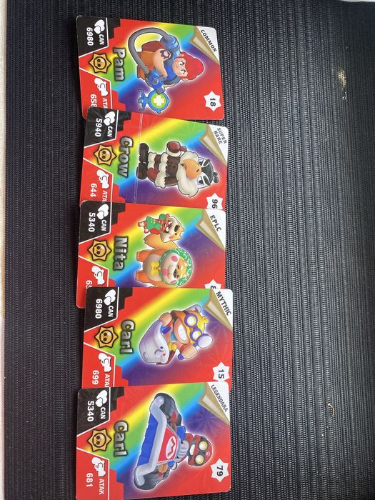 Бравл Старс сет!!! Картки + Брилки!!!