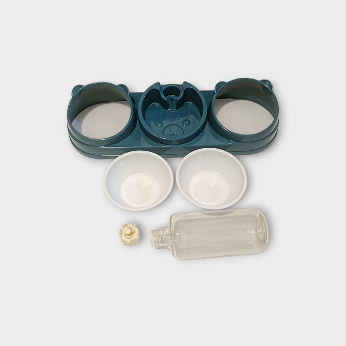 Годівниця-поїлка для кота подвійна