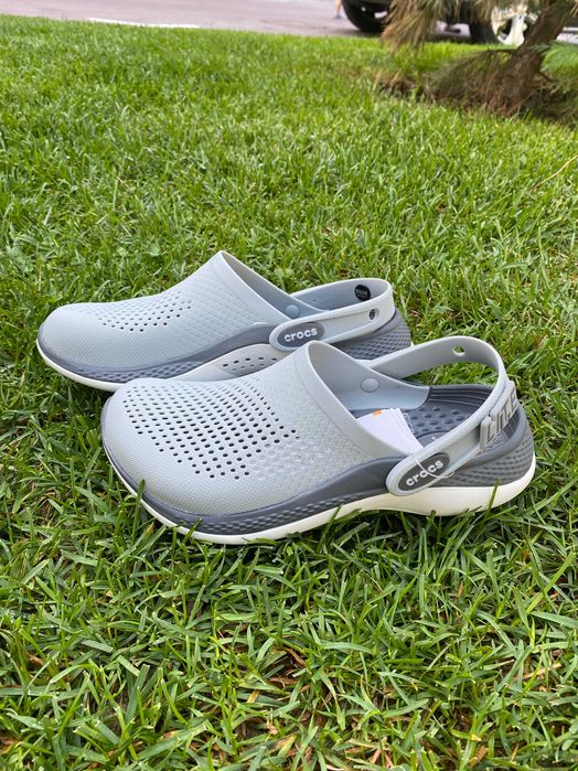 Сабо Crocs Literide 360 Grey 36-44 серые оригинал