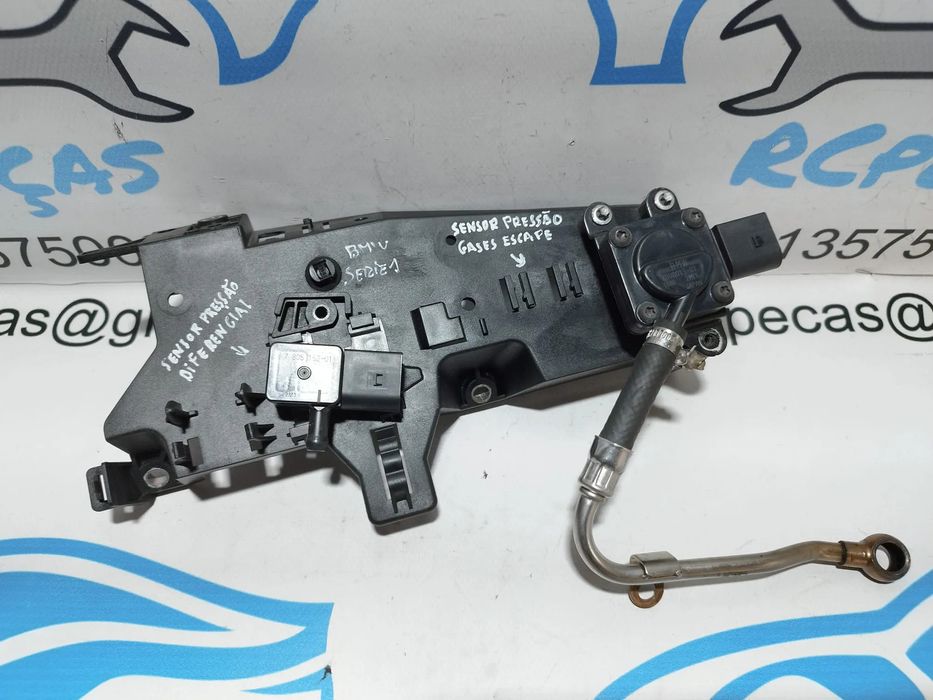 SUPORTE COM SENSOR SENSORES PRESSÃO GASES ESCAPE DIFERENCIAL BMW