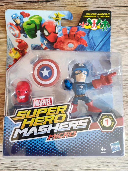 Marvel Avengers Super Hero Mashers Micro Captain America Seria 1