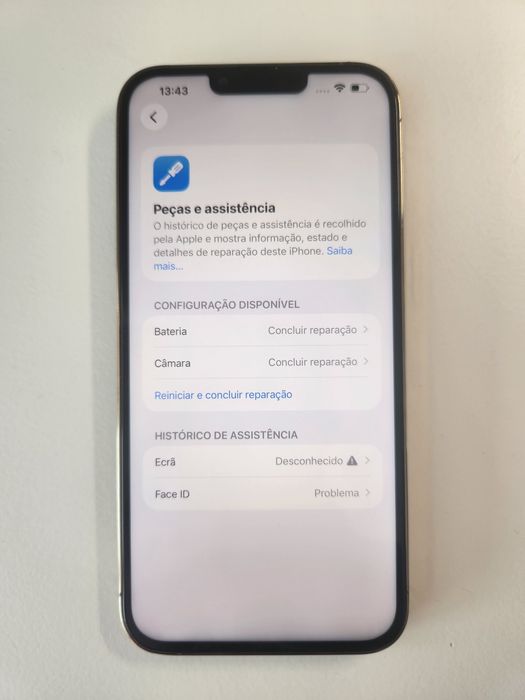 Iphone 13 pro max sem face id