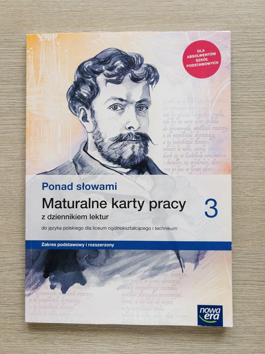 Ponad słowami 3, maturalne karty pracy, poziom podstawowy i roz.