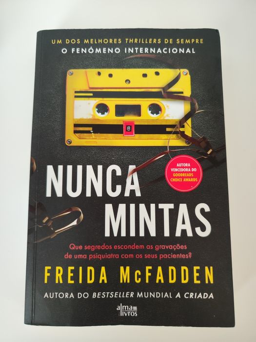 Livro "Nunca Mintas" Freida McFadden