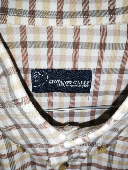 Camisa xadrez Giovanni Galli T-L