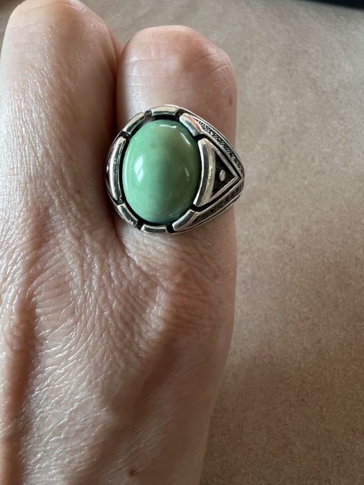 Srebrny męski sygnet