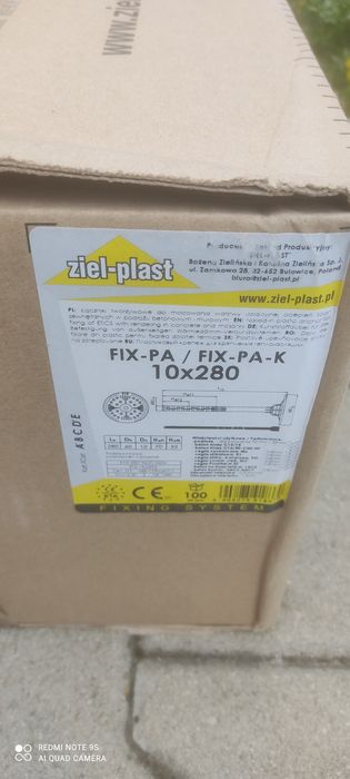 Kołek do styropianu 10x280, 132 szt