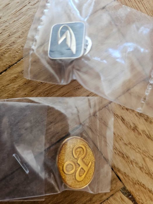 Metalowe przypinki. Nowe. PIN s, 600 sztuk