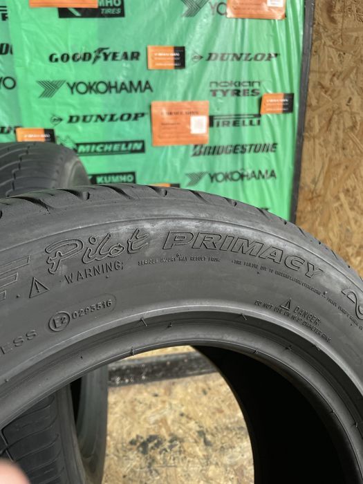 225/55 R16 Michelin Pilot Primacy Шини б/у літо 2 шт склад