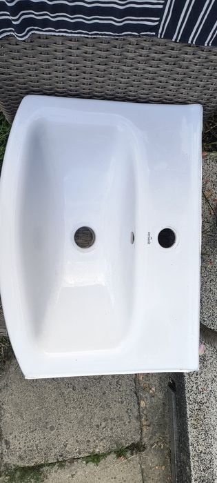 Umywalka Cersanit 50 głęboka 38 cm wysoka 13,5 cm