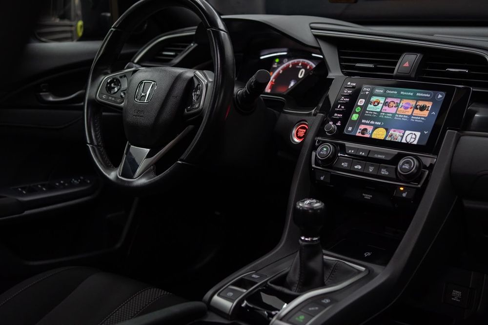Honda Civic Sport +,182km, Faktura VAT Polski salon,Serwis ASO, Historia serwisowa