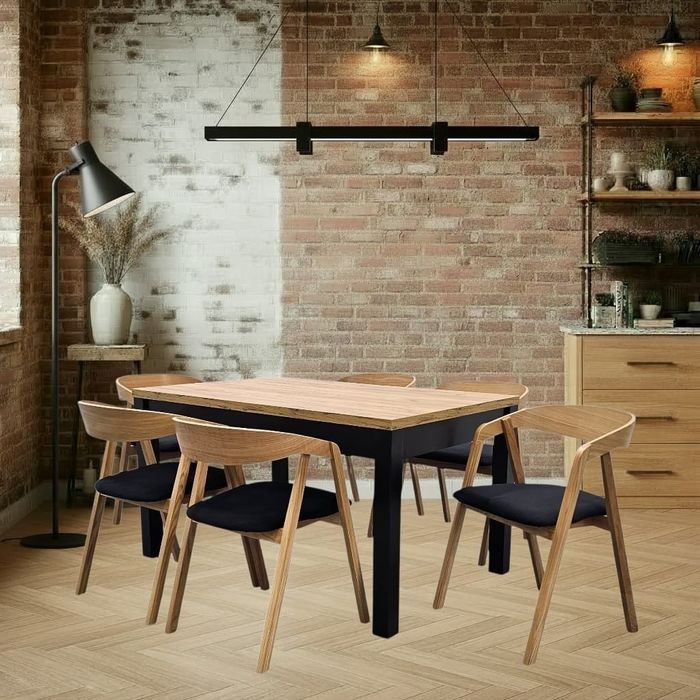 Nowoczesne krzesło dębowe do jadalni salonu nowe eleganckie Producent