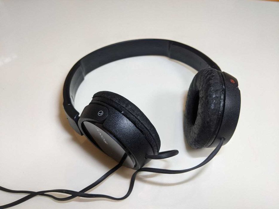 Навушники складні Headphones Sony MDR-ZX310 Black Амбушюри якість