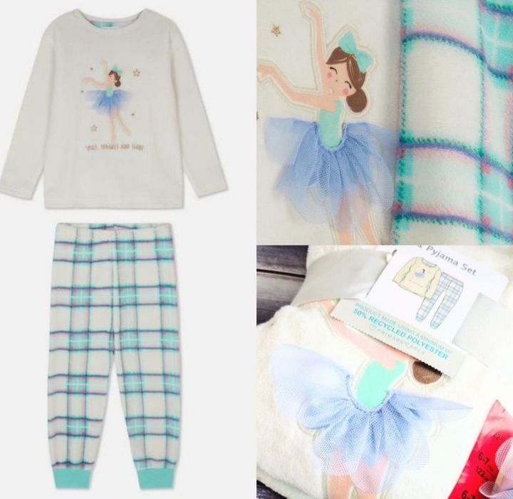 Дитячі теплі, плюшеві піжами Primark. Дитяча Піжама  Primark