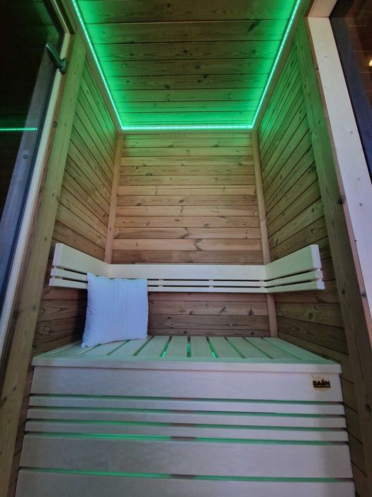 Sauna FIŃSKA sucha ogrodowa, piec