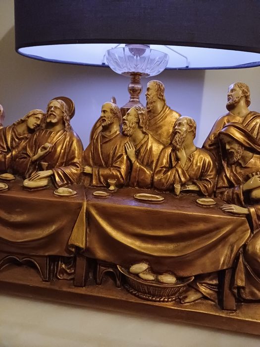 Ceia de cristo dourada