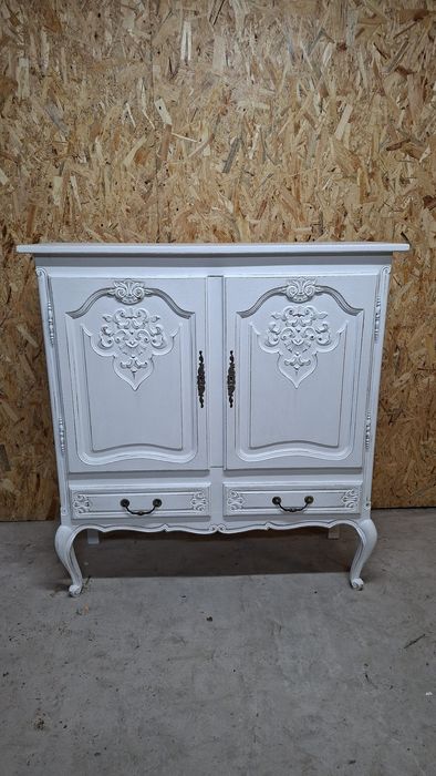 Barek ludwikowski bielony przecierka komoda