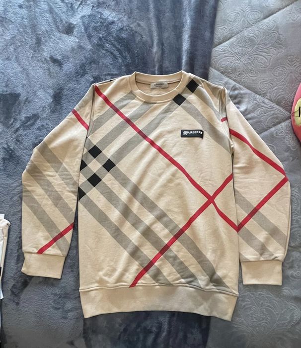 sweat bege burberry