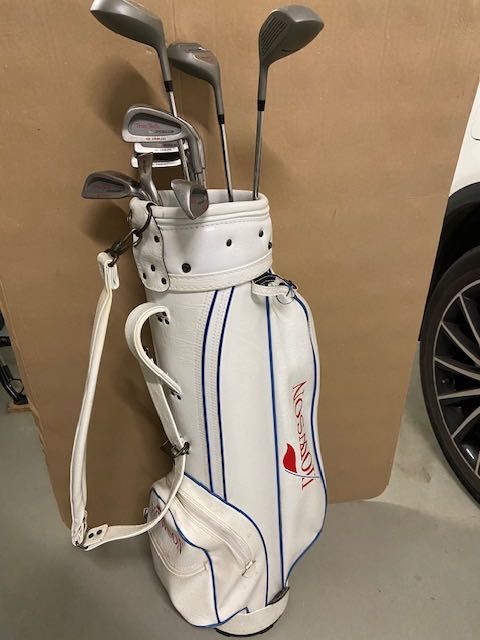 saco de golfe e tacos