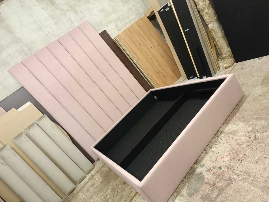 Panele ścianka tapicerowana łóżko box stelaż pojemnik na wymiar panel