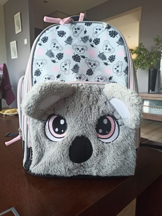 Puszysty plecak 3D dla fanów Koali wraz z piórnikiem