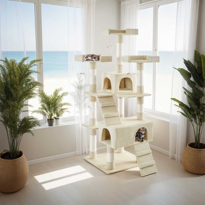 Drapak Barney beżowy OUTLET