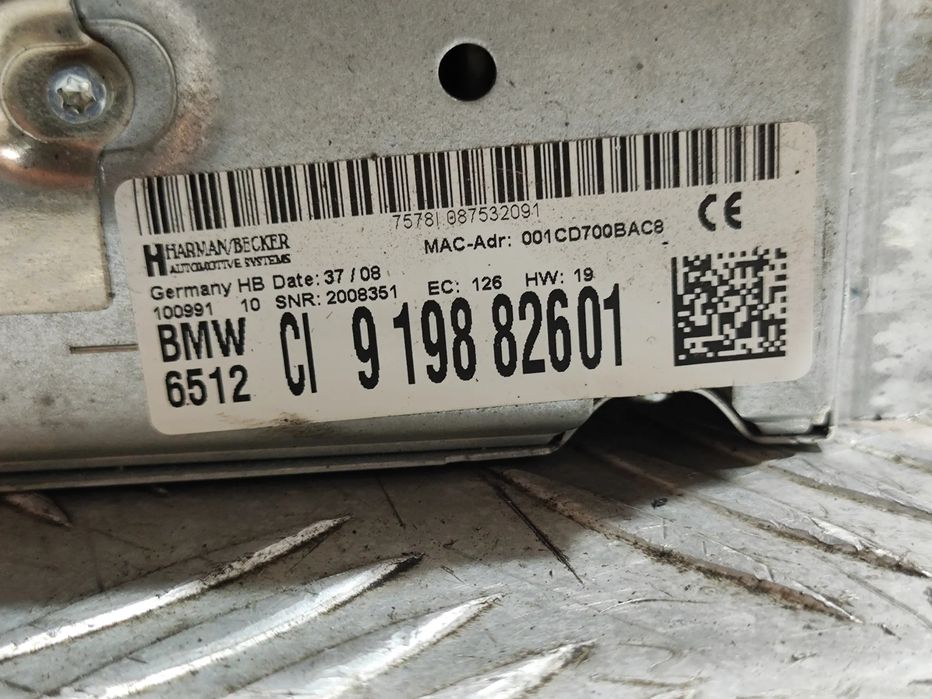 Auto radio BMW Serie 3 E93 Cabrio Pré LCI