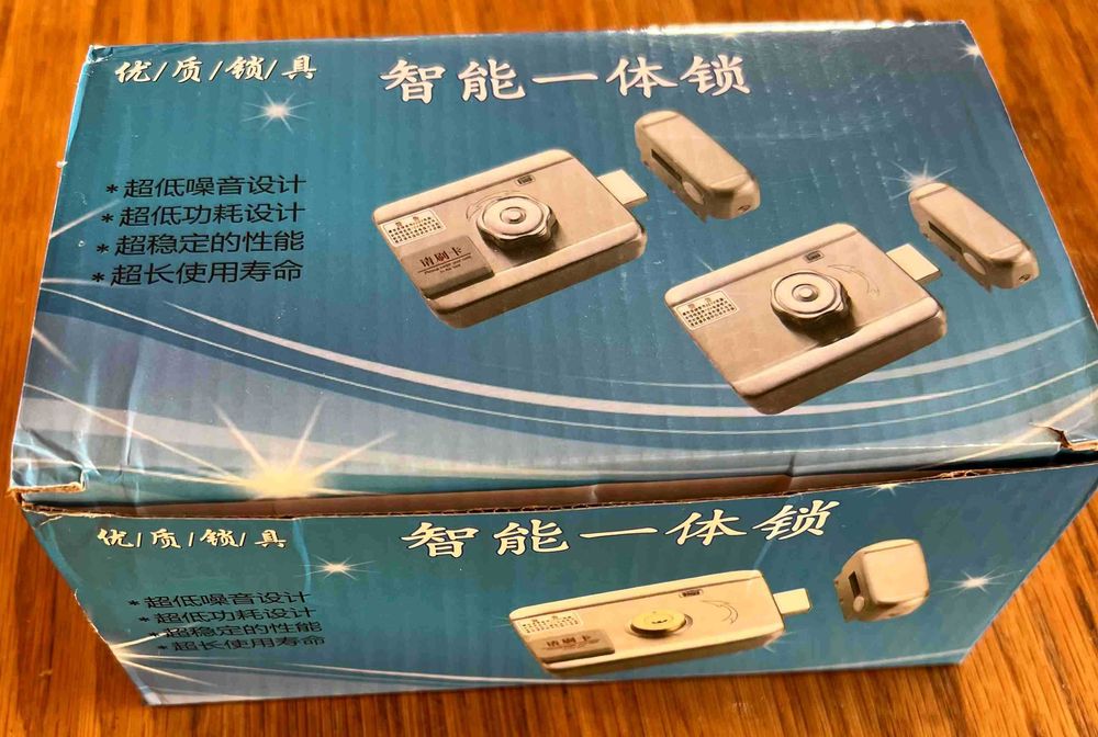 Fechadura elétrica com segredo NOVA