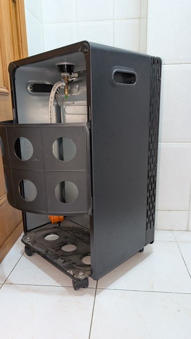 Aquecedor Gás  Galp - Painel de Vidro Preto