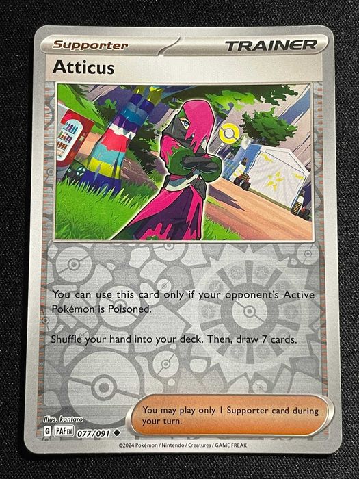 Carta Pokémon Atticus 77/91 Paldean Fates