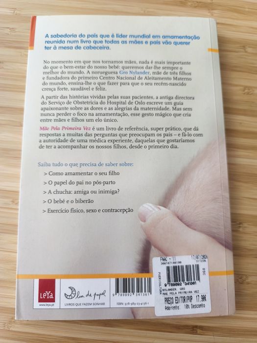 Livro "Mãe pela primeira vez" de Gro Nylander