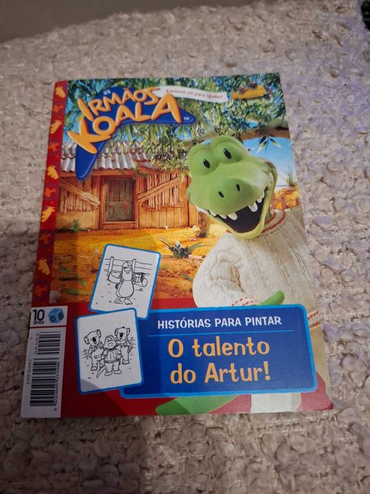 O talento do Artur! - Histórias para pintar - Os irmãos Koala