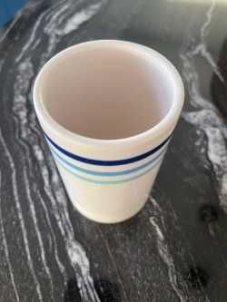 Suporte para escova de dentes de cerâmica