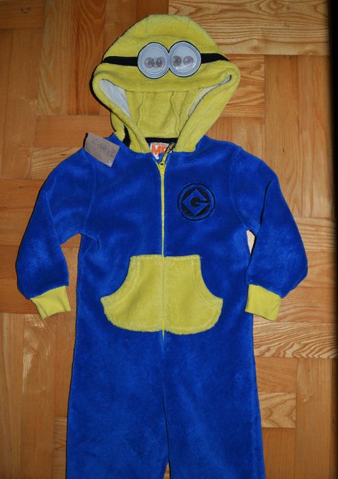 167# Minionek Minions strój piżama 3/4 lat_104 cm
