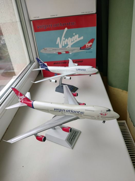 Металева модель Boeing 747-200, 747-400