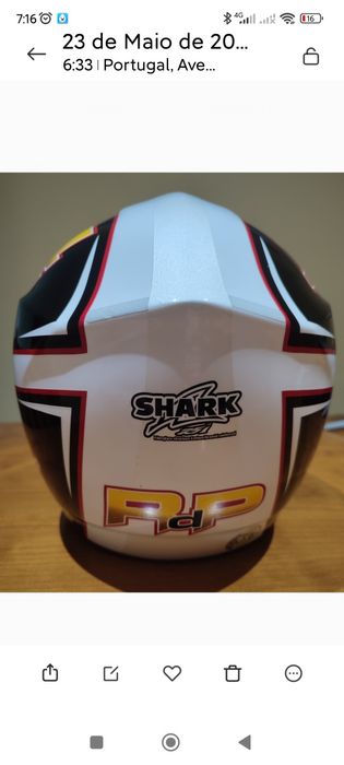 Capacete Shark RSi Randy top de gama