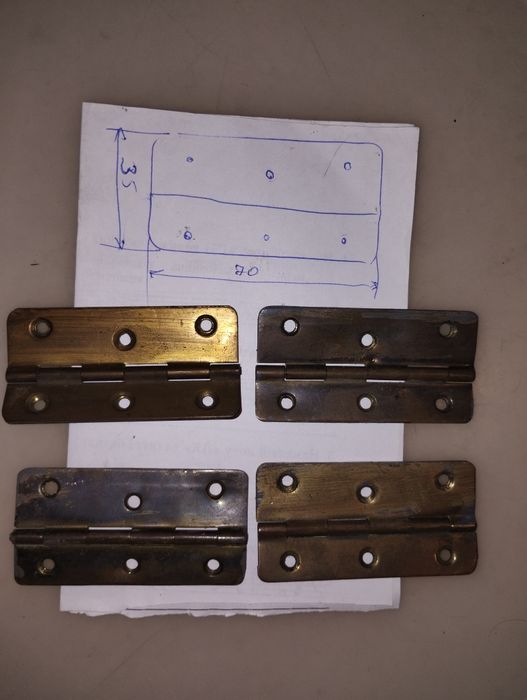 Петли латунные б.у.  Фурнитура .