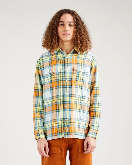 Чоловіча сорочка оригінал LEVIS Jackson Worker Shirt Relaxed Fit | L