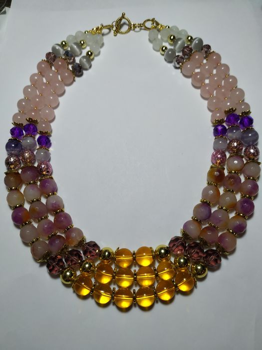 Намисто з міксу каменів