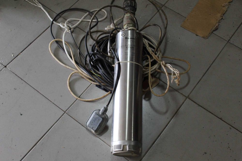 Bomba de Poço ALANOL 1.1KW + Balão 60L + Quadro