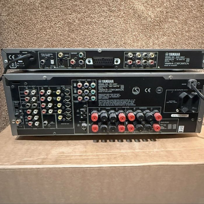Yamaha amplituner Rx- V457 pilot oraz DVD s657