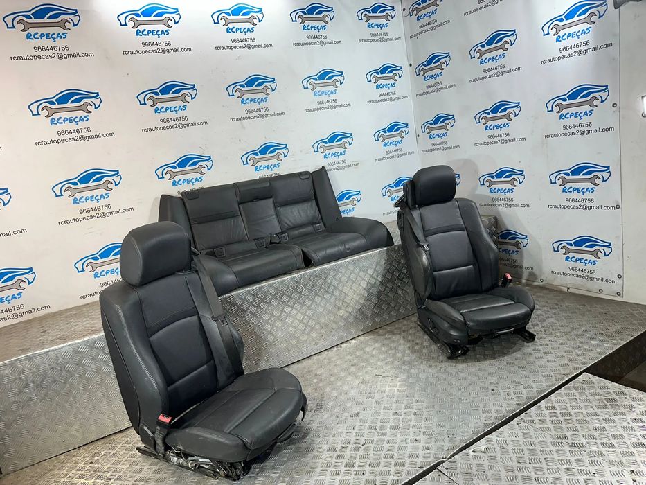 Conjunto Bancos Elétricos Memoria Pele Pack M BMW Serie 3 E93 Cabrio