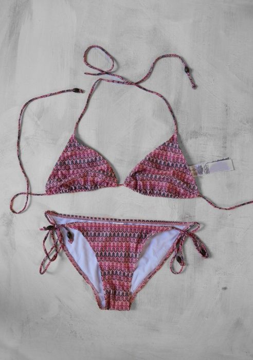 różowy strój kąpielowy bikini kostium AVON one size S/M