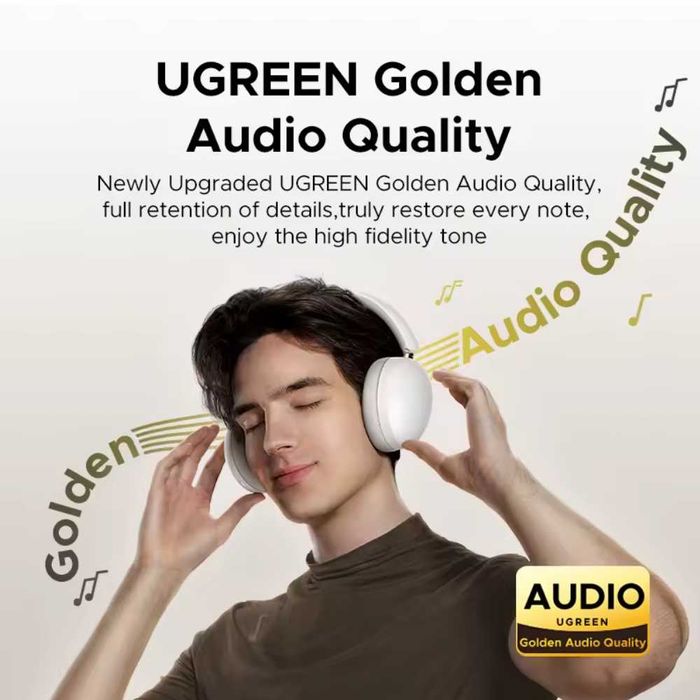 Навушники UGREEN Studio Max2 3xNoice Isolation -35dB BT5.4 80год Black