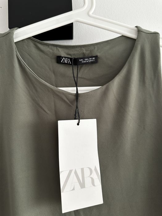 Body khaki Zara Basic top