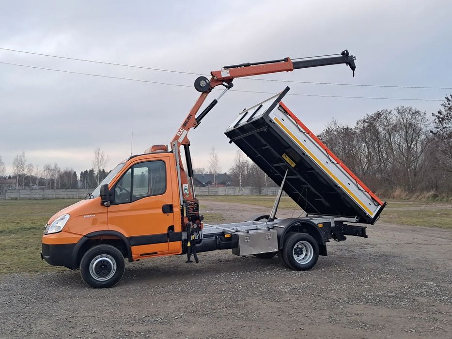 Iveco 60C17  IVECO DAILY 60C17 Wywrotka HDS UDT 2027r DMC 3.5 Tony. Blokada Mostu