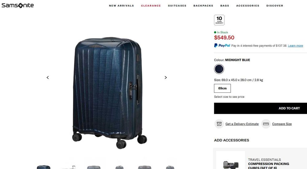 Валіза samsonite Major-lite spinner 69 ультра легка з ременем для валізи Ta Revolution 50 мм