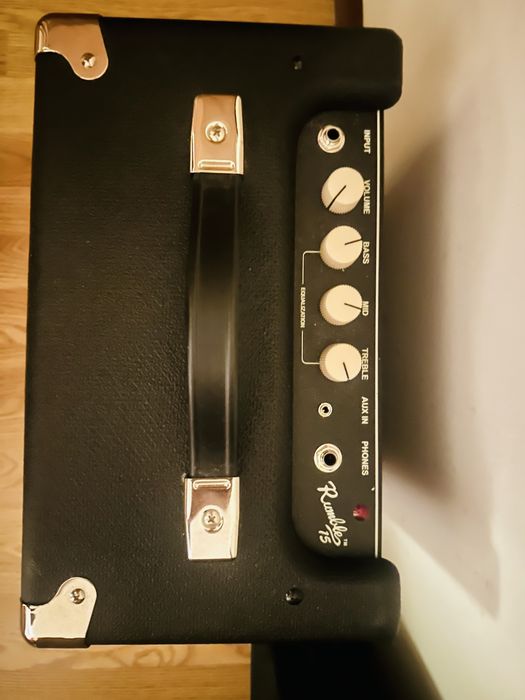 Baixo Fender Squier Precision Bass + Amp Fender Rumble 15