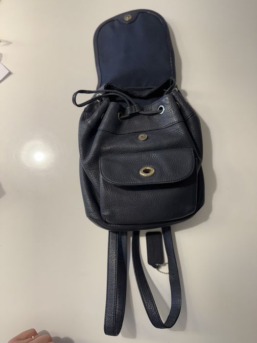 Mochila Coach Azul escuro